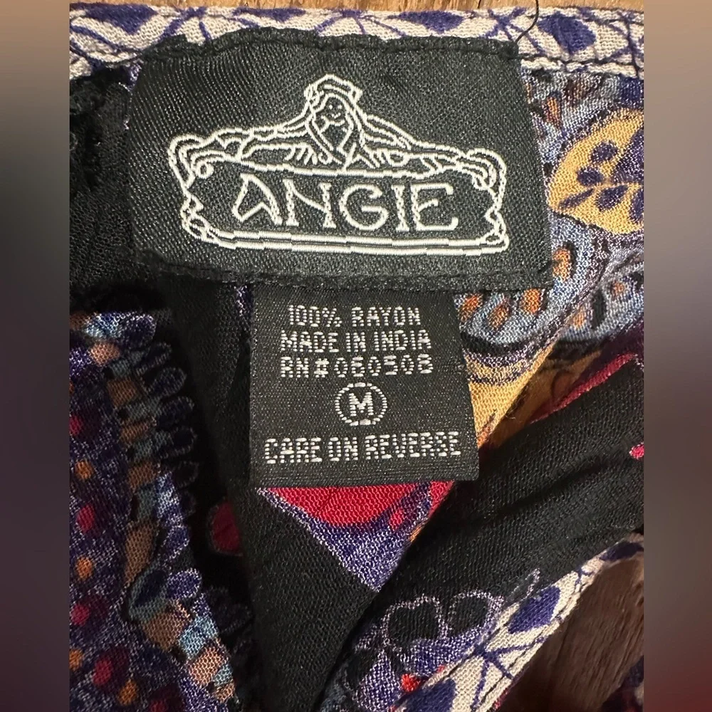 Super Cute Angie Boho Flowy Top Size M 🌷 - Picture 4 of 4